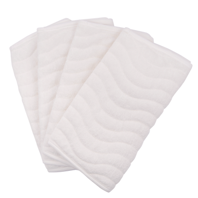 quilted reusable changing pad liners | 4-pack