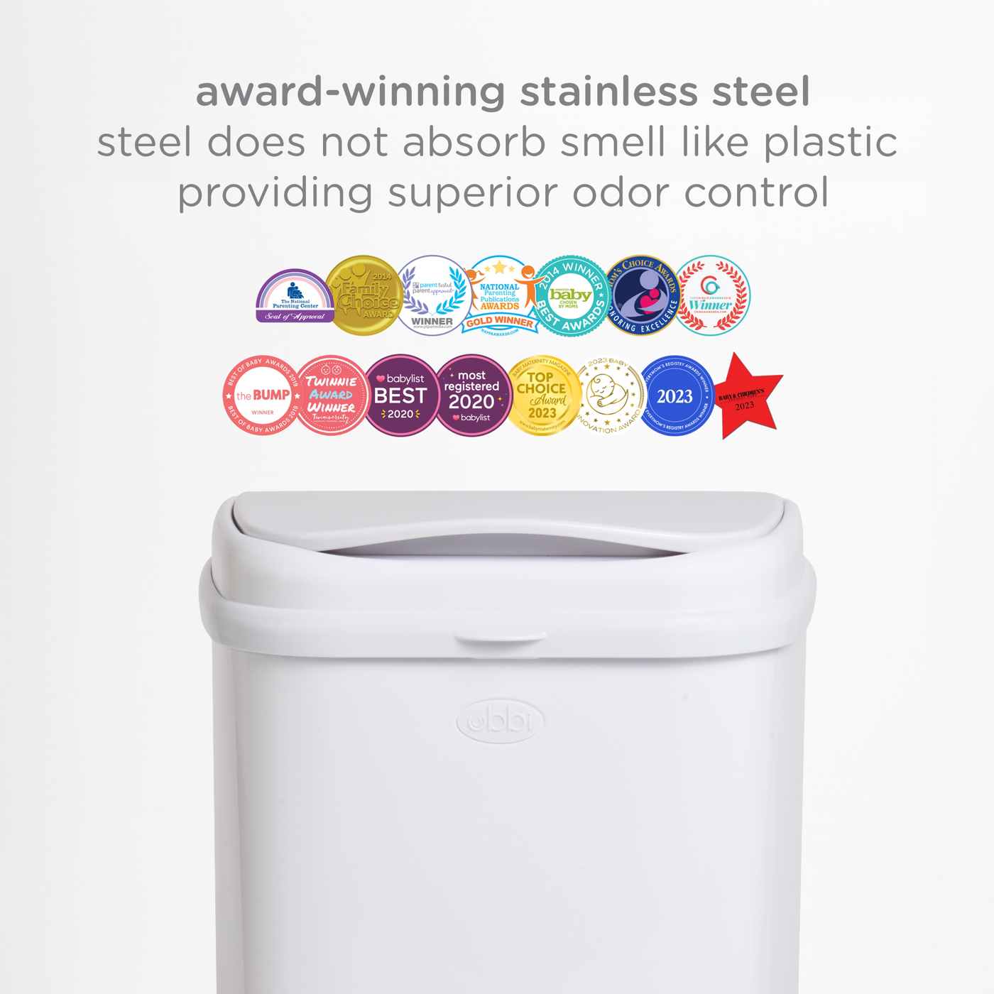 stainless steel venti diaper pail