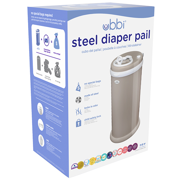 diaper pail#color_taupe