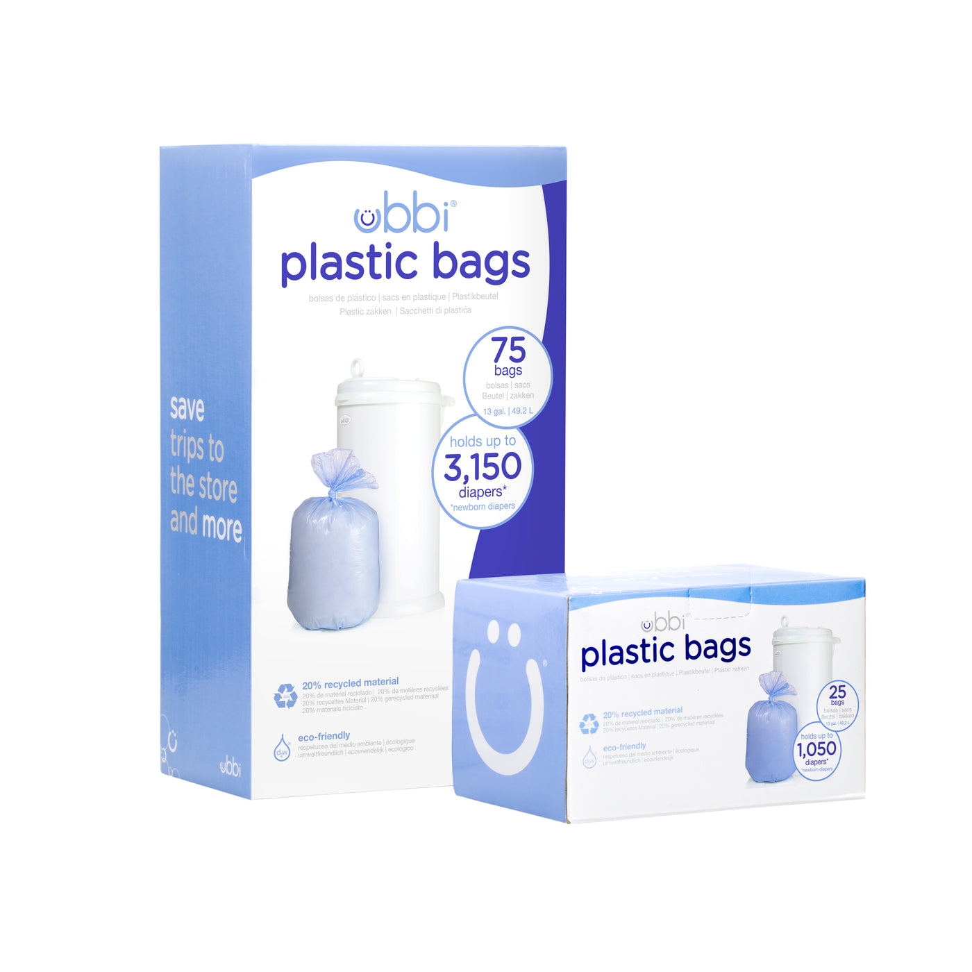 Diaper Disposal Bags Capacity Diaper Bin Trash Bags 8pcs Odor Absorbing Pe  Material Baby Breeze Diaper Pail Refill Bags for Wide - AliExpress